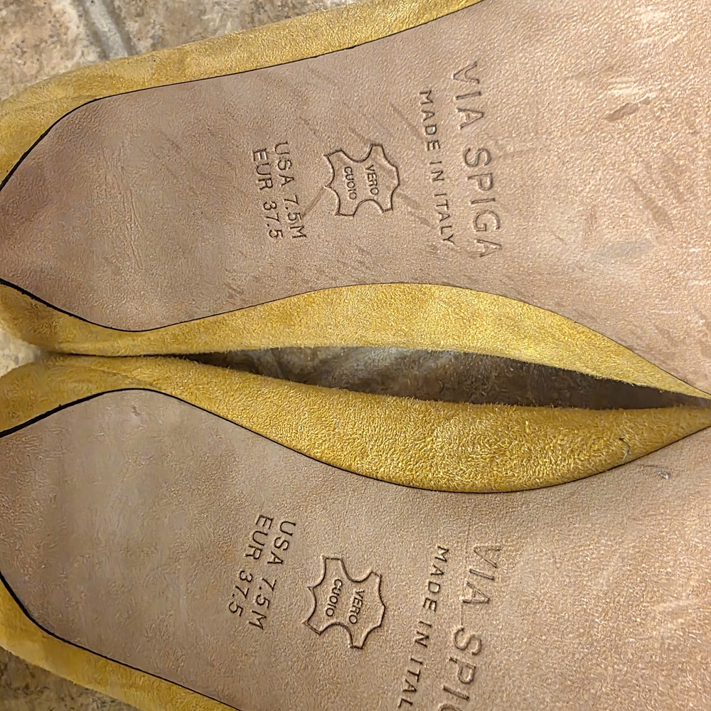Via Spiga Yellow Women's Shoes - Picture 6 of 6